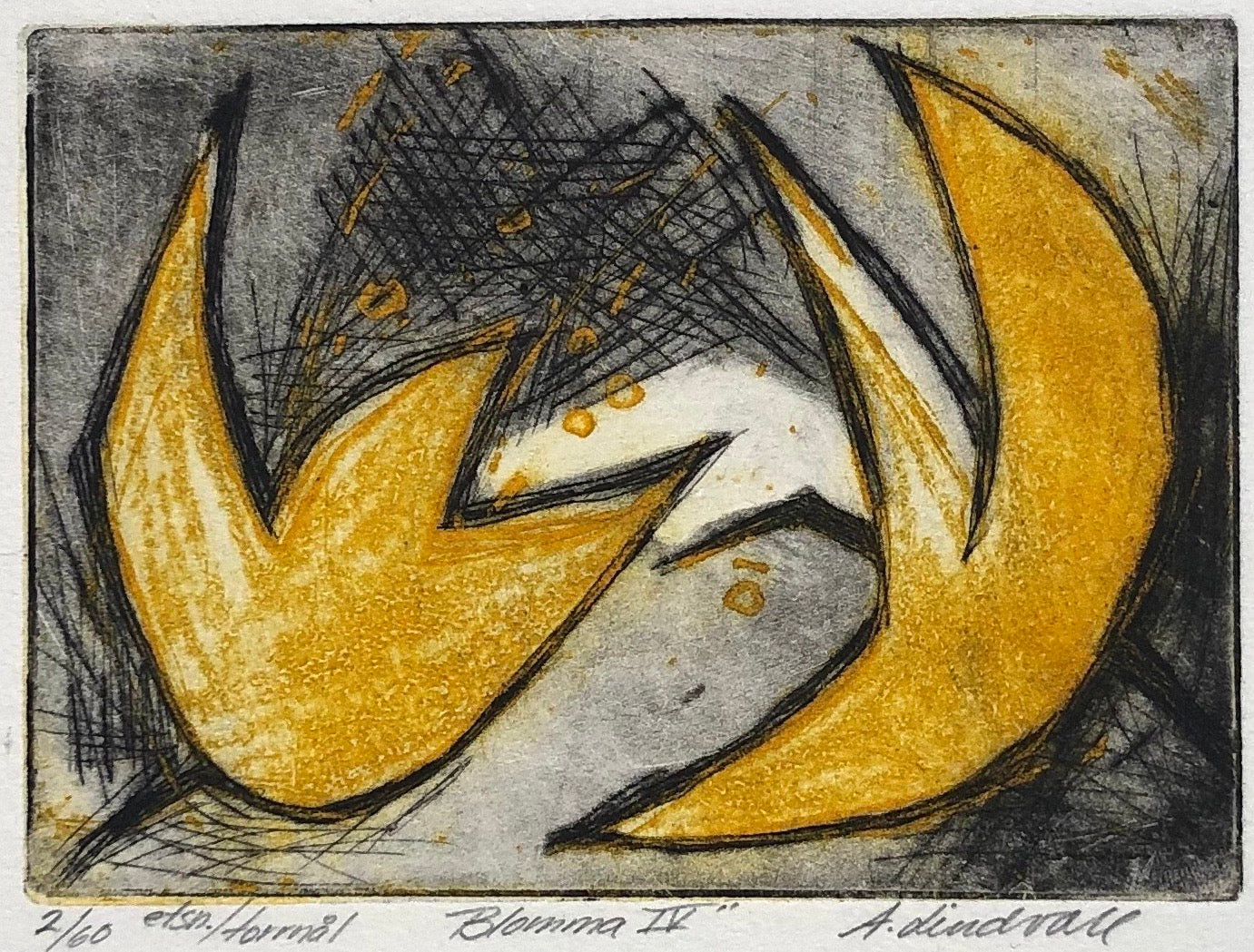 'Blomma IV' Ann-Christine Lindvall Nirdberg