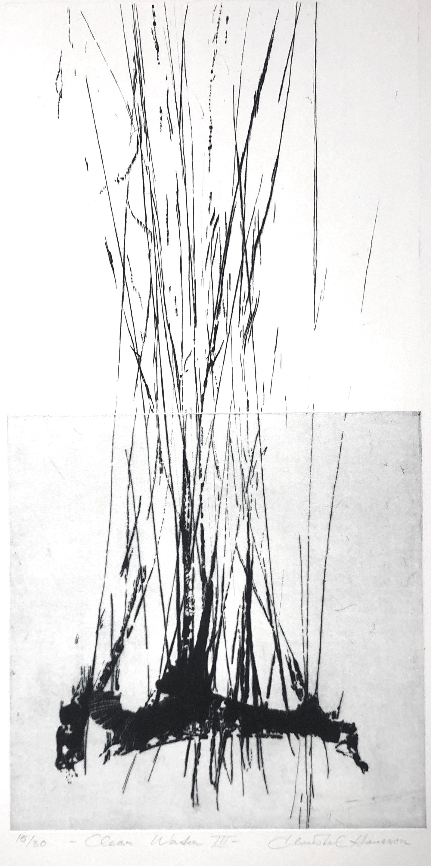 "Clear water III" Christel Hansson