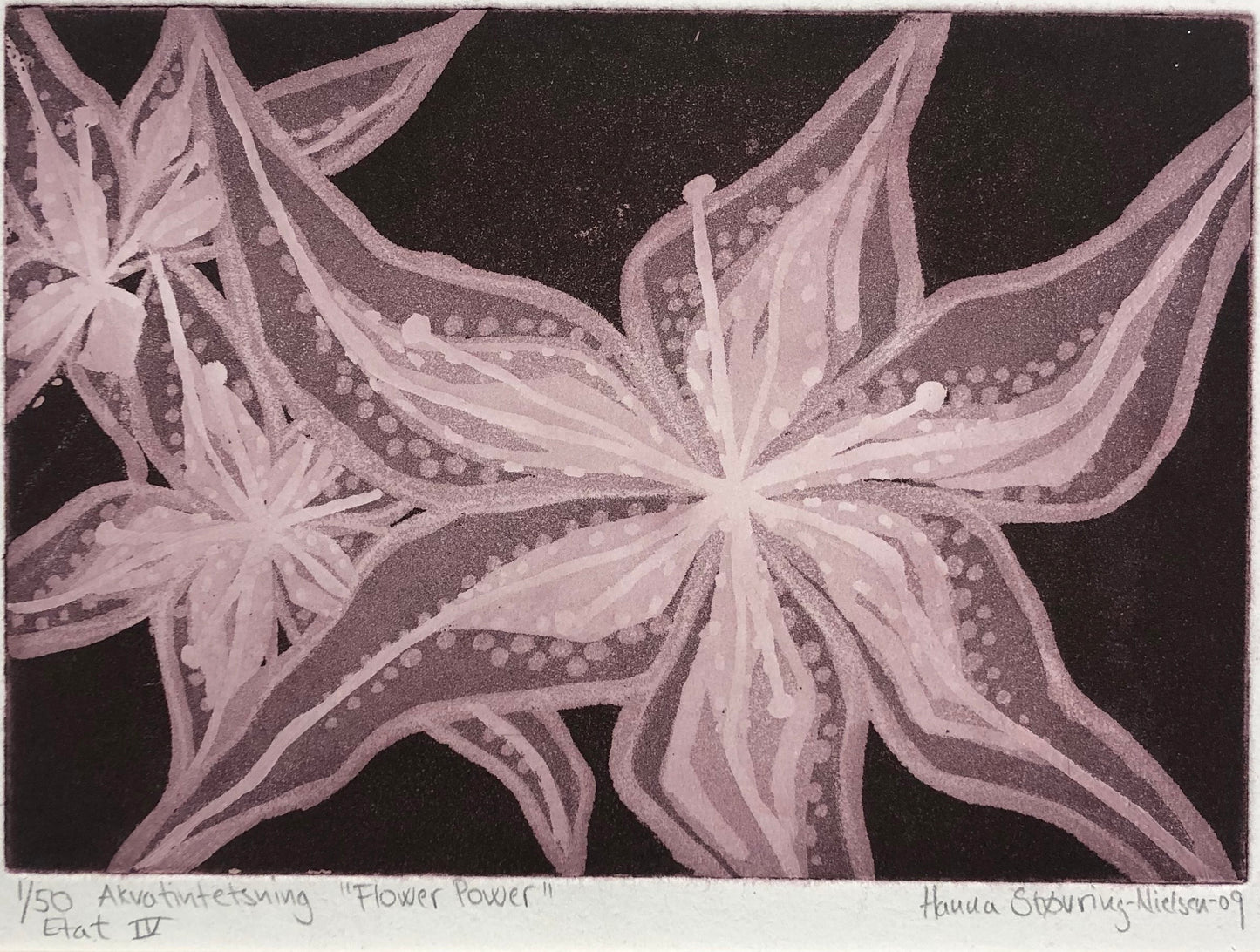 "Flower power iv" Hanna Strövring-Nielsen