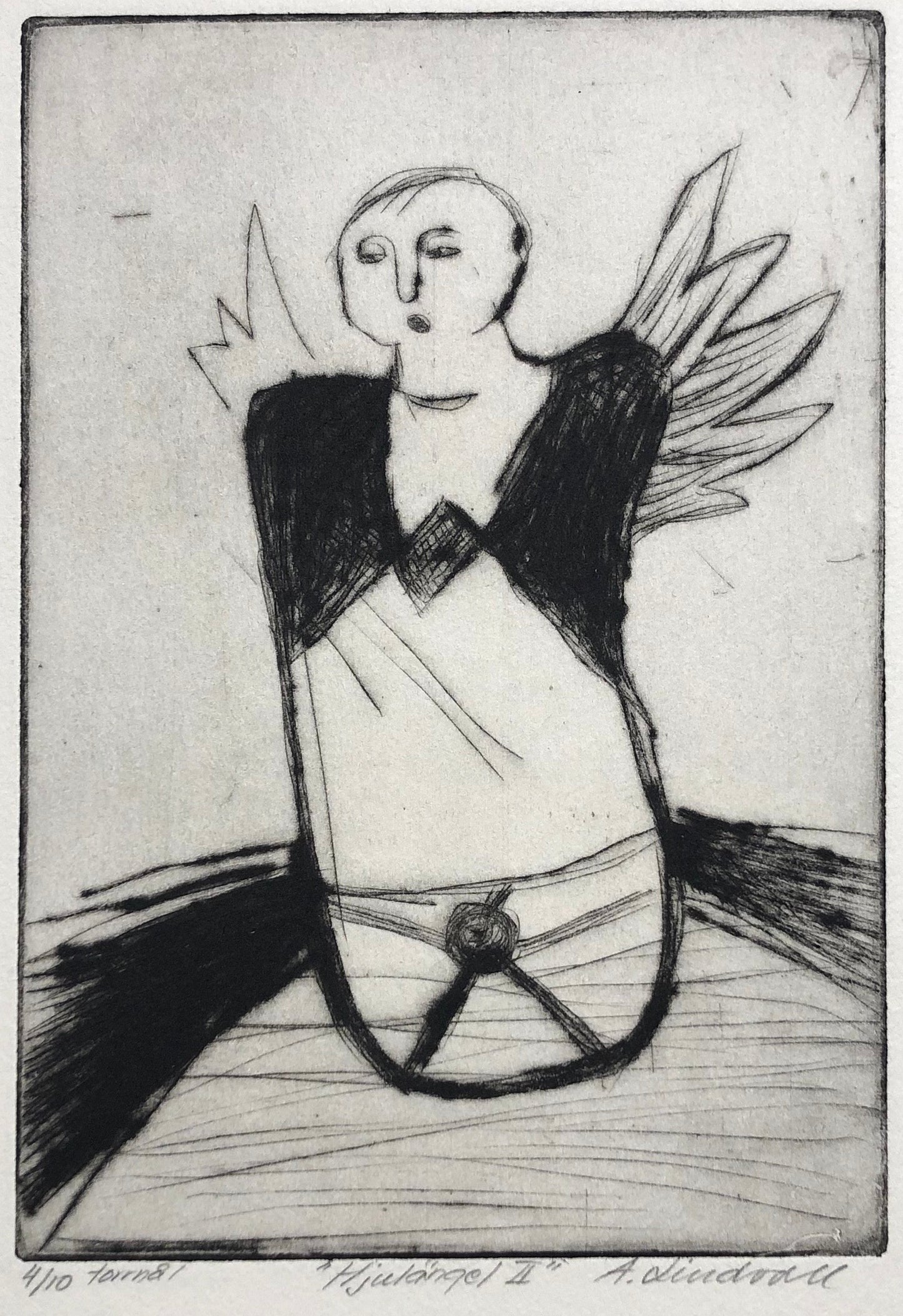 'Hjulsängel II' Ann-Christine Lindvall Nordberg