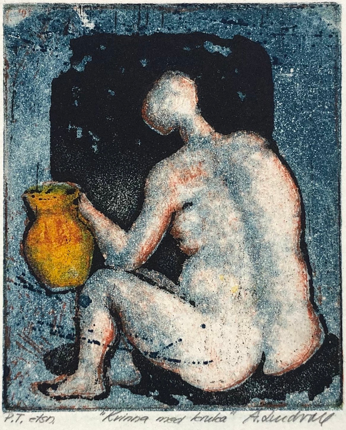 'Kvinnan med kruka' Ann-Christine Lindvall Nordberg