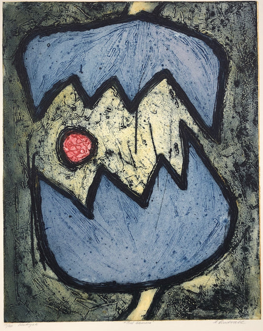 'Blå blomma' Ann-Christine Lindvall Nordberg