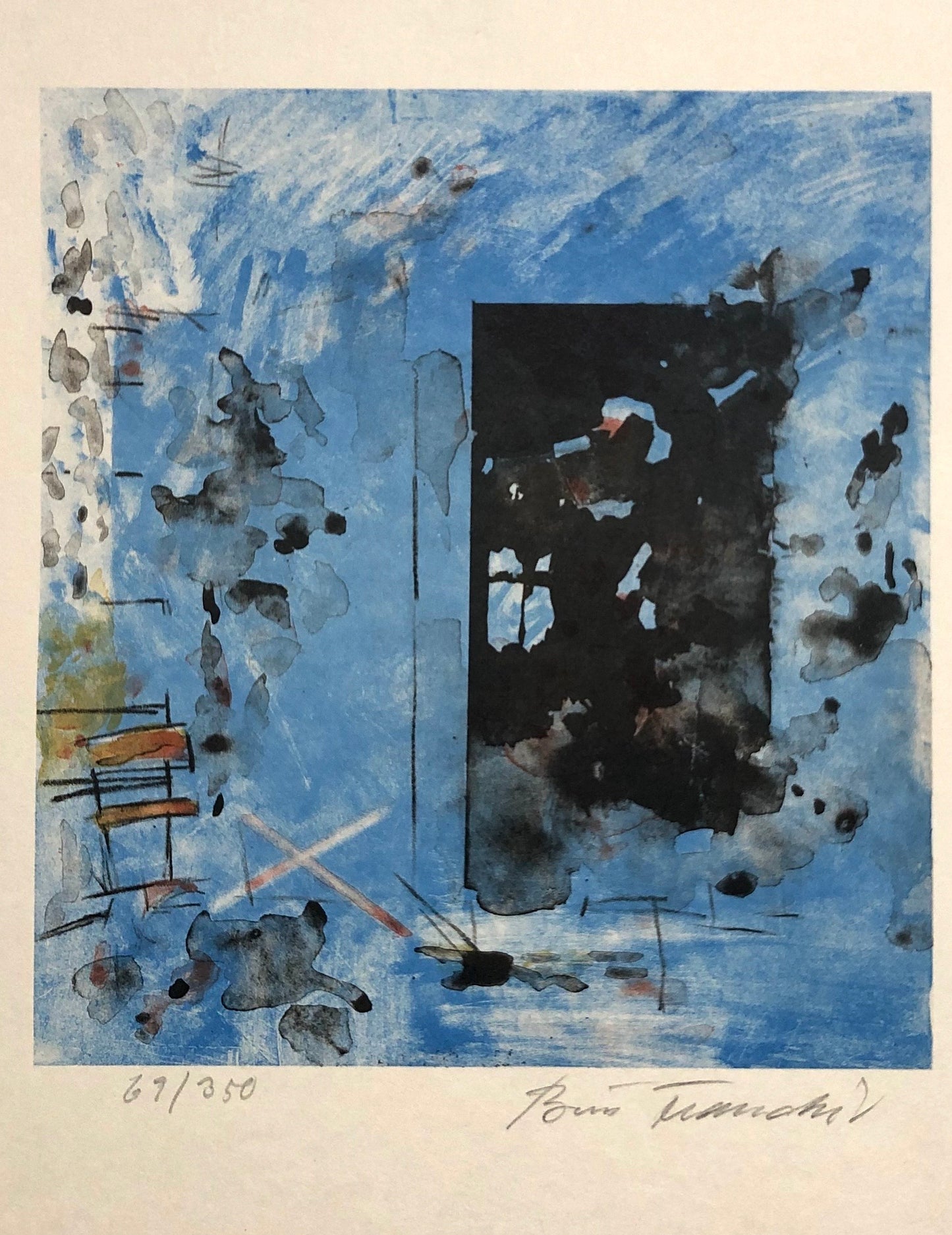 'Blå interiör' Bernt Franckie