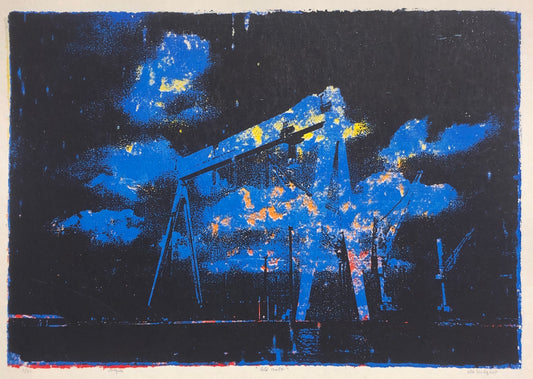 'Blå natt' Olof Melander