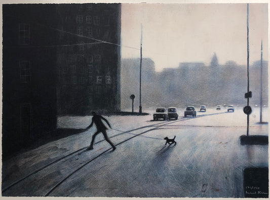 "Man med hund" Mikael Kihlman