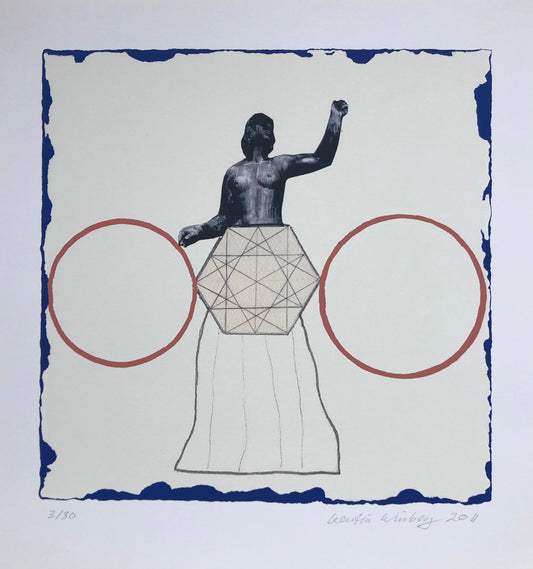 "Mörk gestalt i Ljusklädnad" Kerstin Winberg