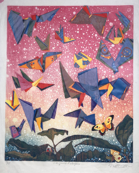 "Origami Butterflies" Jim Monson