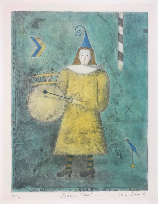 "Spelande clown" Danka Mocan