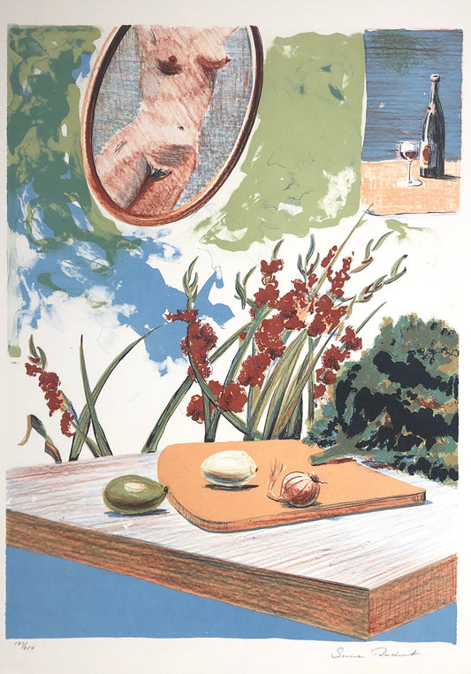 'Stilleben med gladiolos' Sune Rudnert