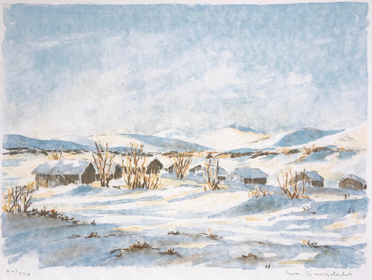 "Vinter vid Öjön" Eva Ljungdahl