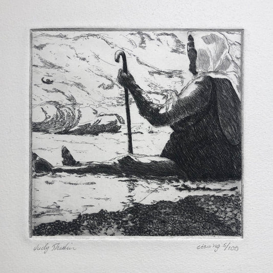 "Badande kvinna" Judy Thulin