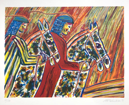 "Morgonryttare" Nils A. Malmström