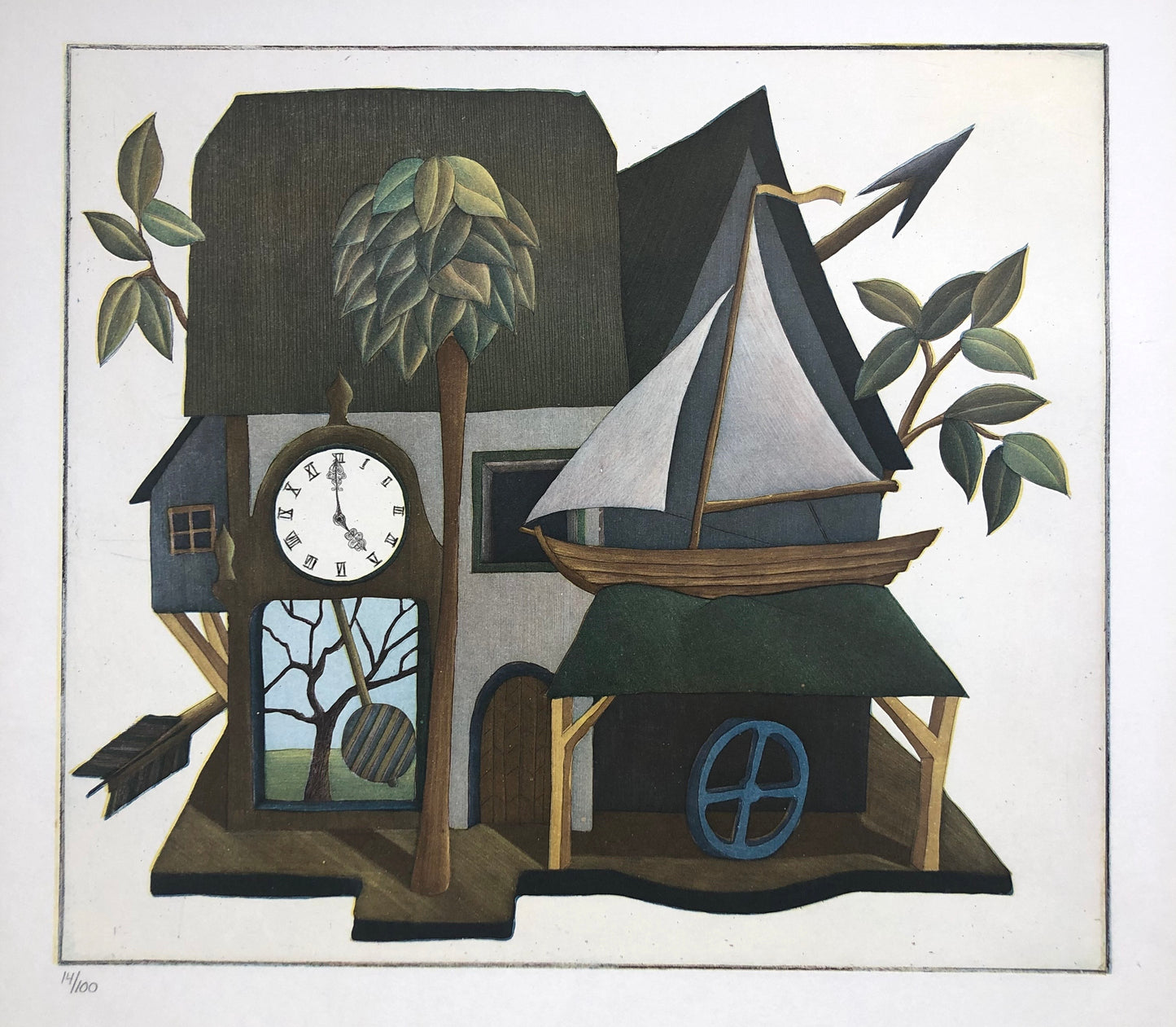 'Segelbåt klocka' Bo Cronqvist